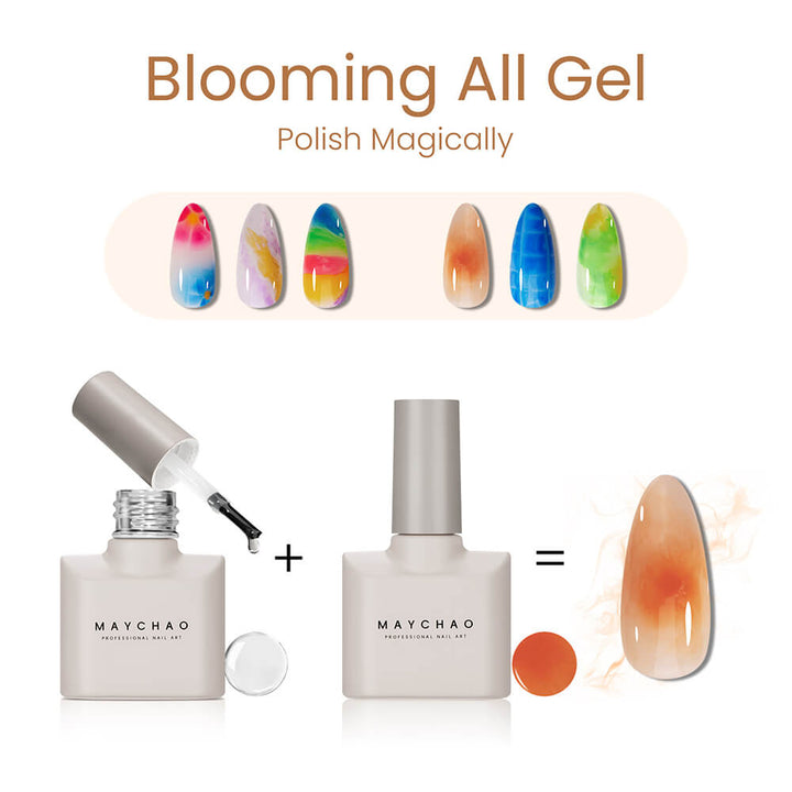 Clear Blooming Gel Nail Polish 15ml